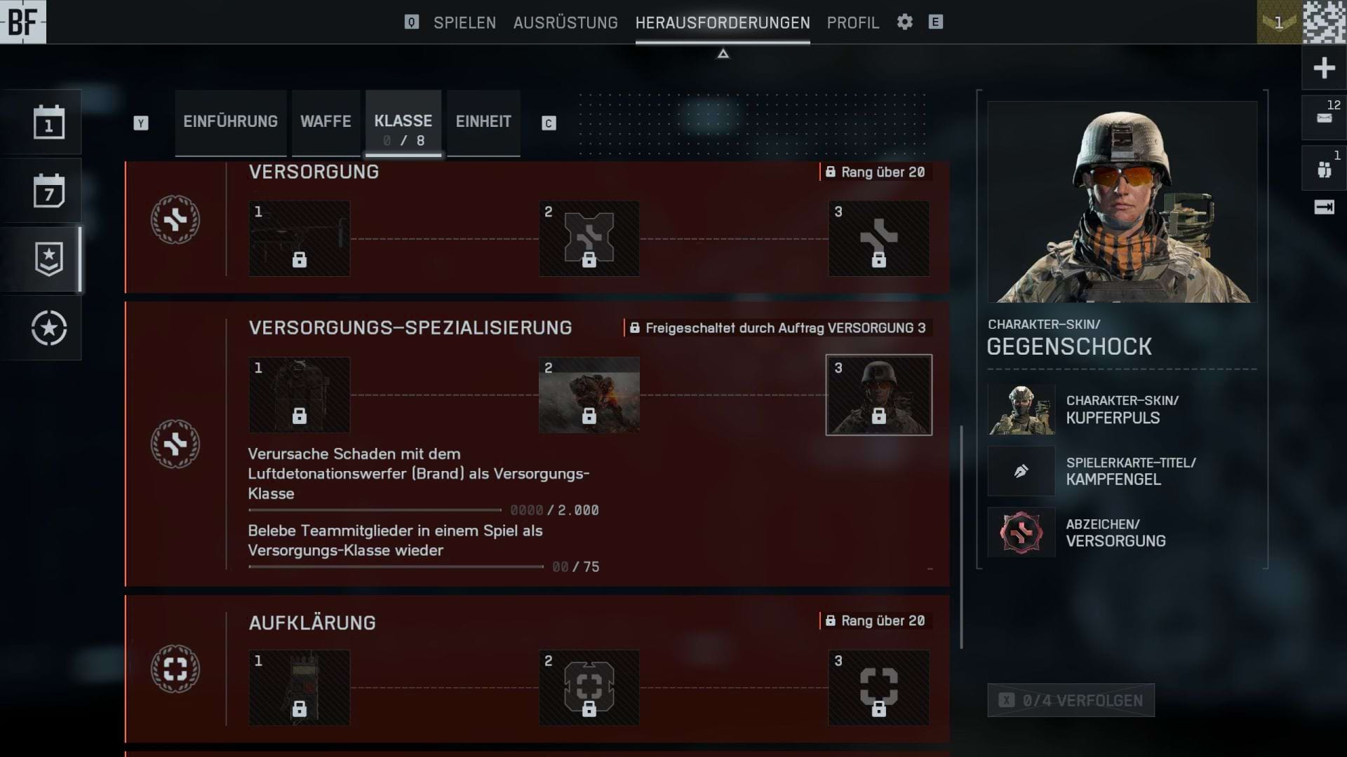 Battlefield 6 Herausforderungen Versorgungs-Spezialisierung 3