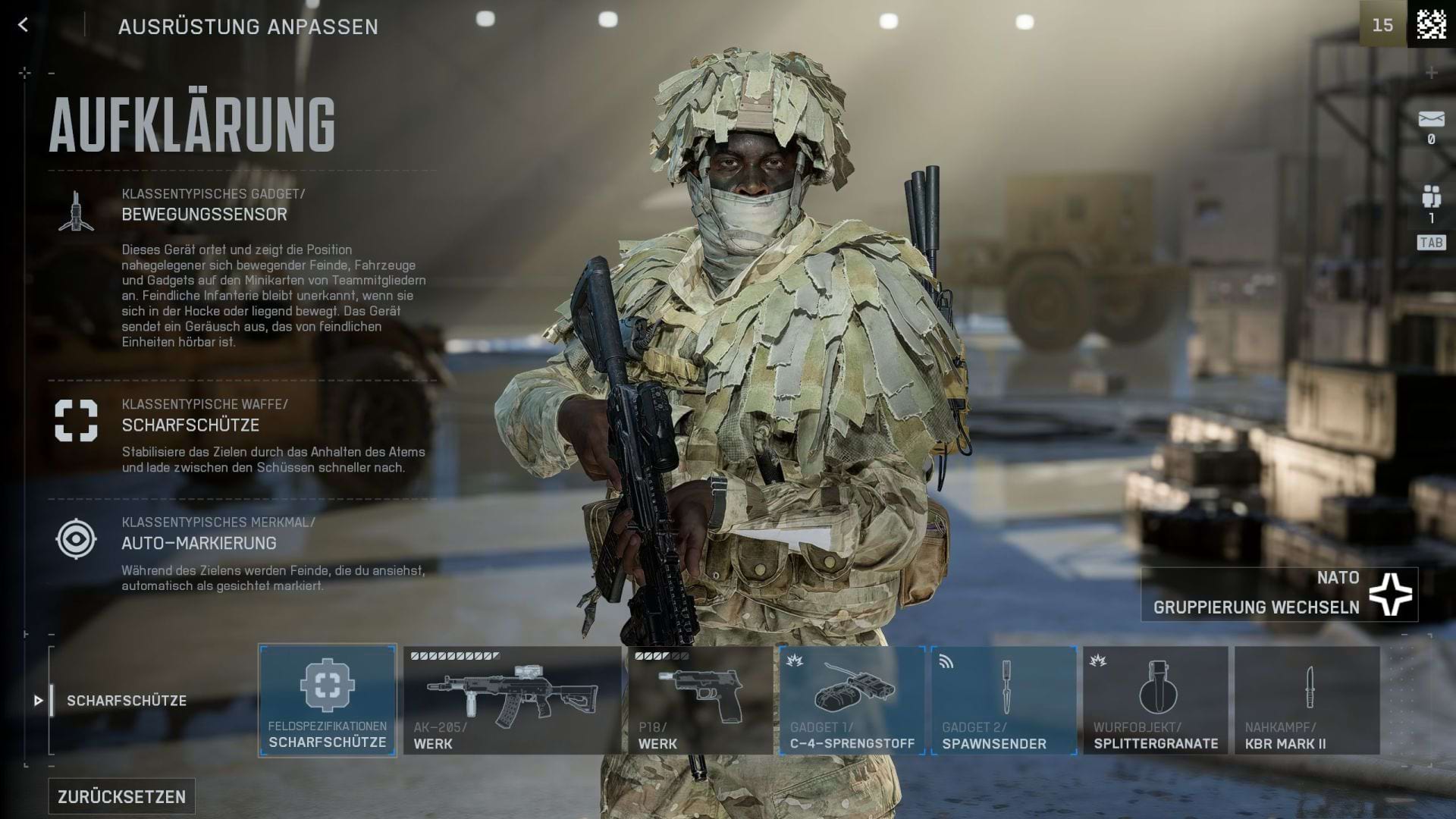 Battlefield 6 Aufklärung Ausrüstung anpassen
