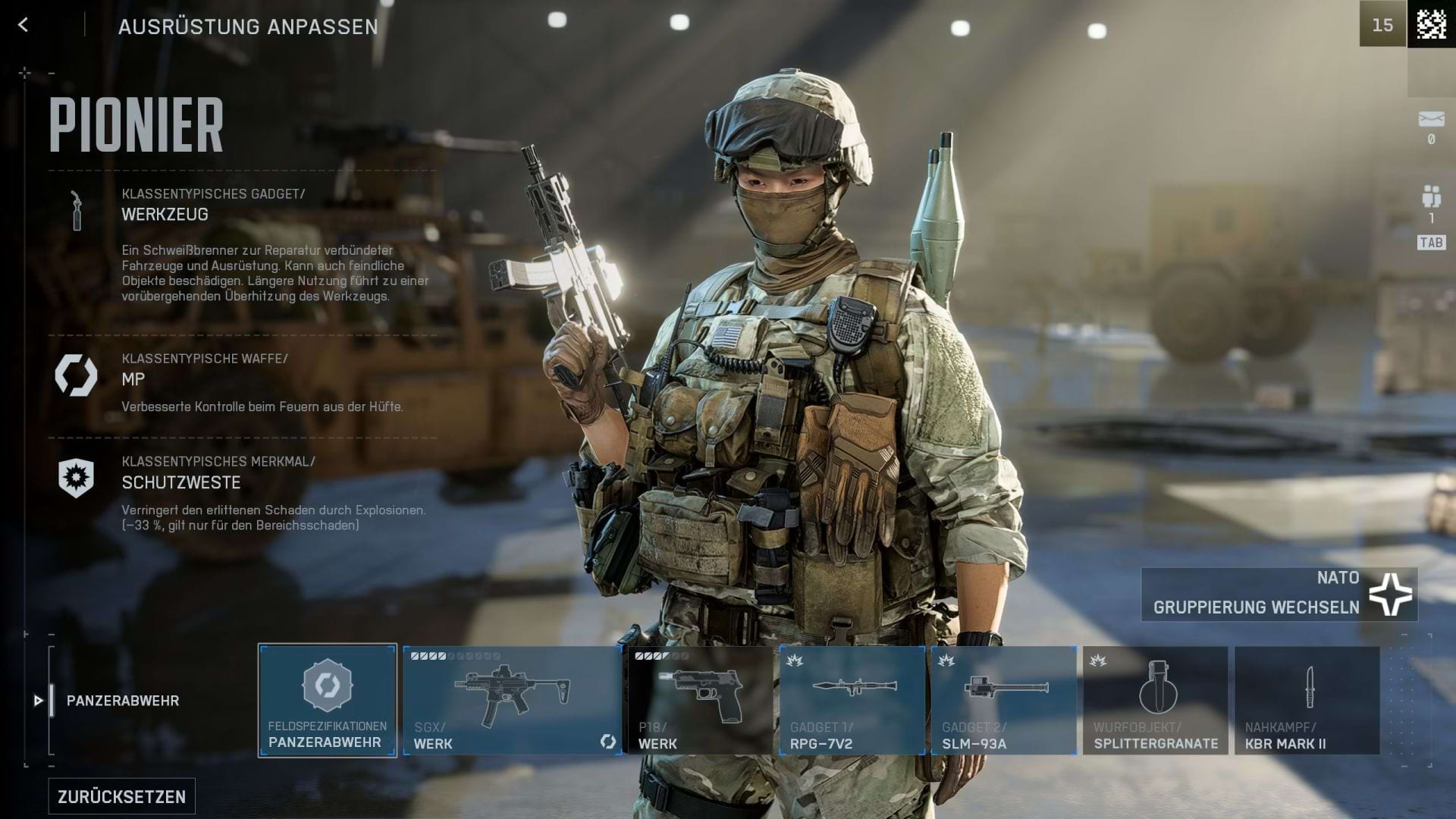Battlefield 6 Pionier Ausrüstung anpassen