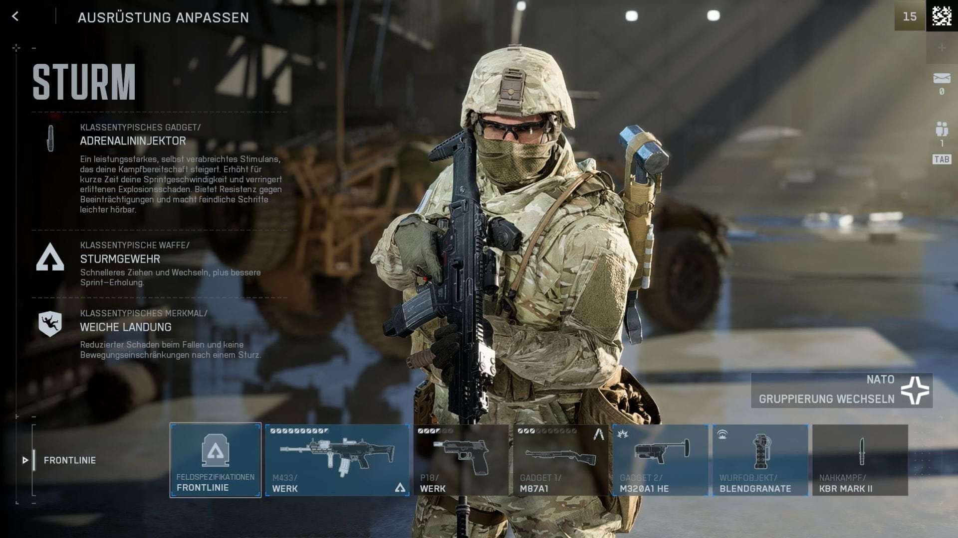 Battlefield 6 Sturm Ausrüstung anpassen