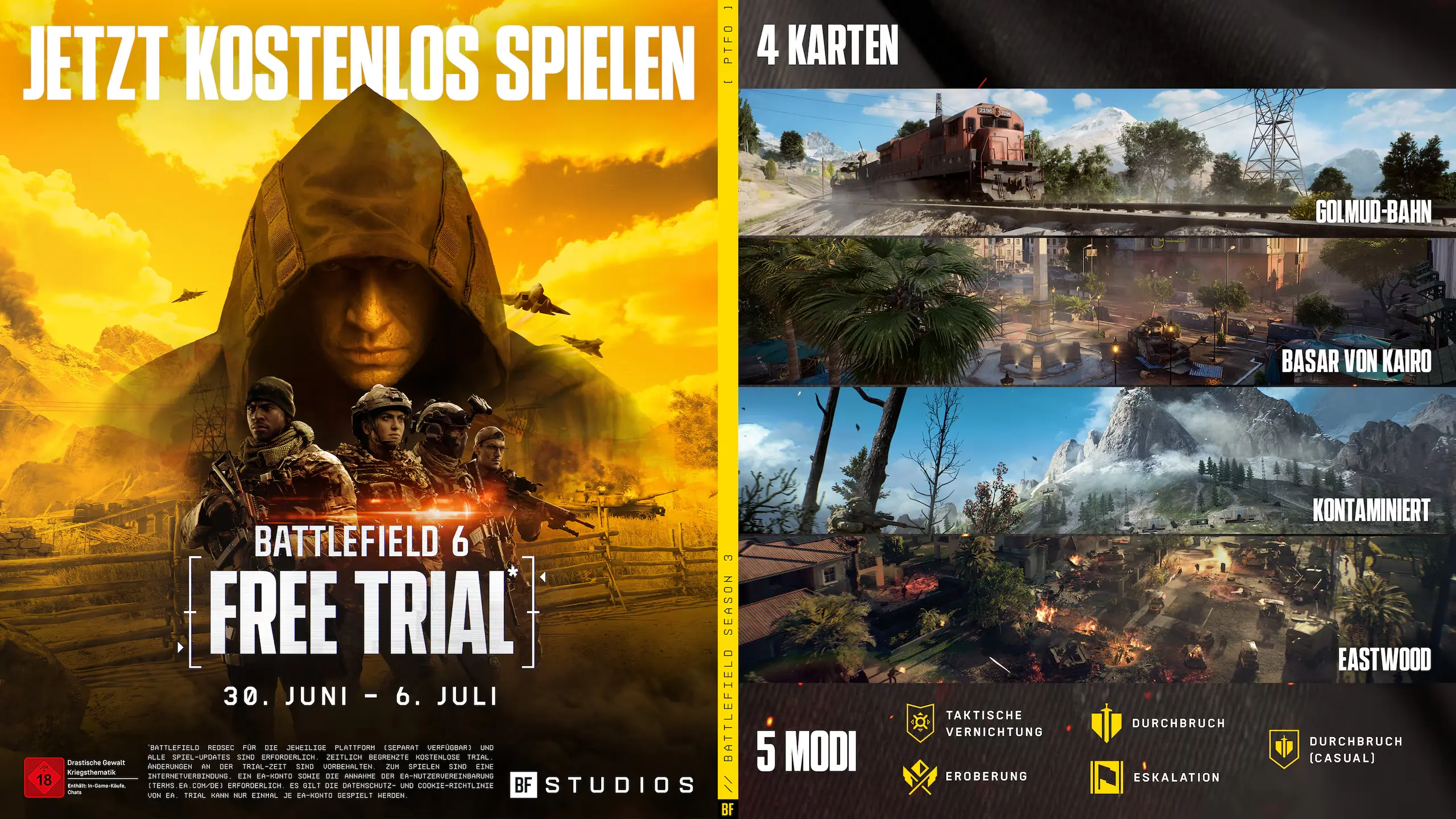 Battlefield 6 Kostenlose Trial