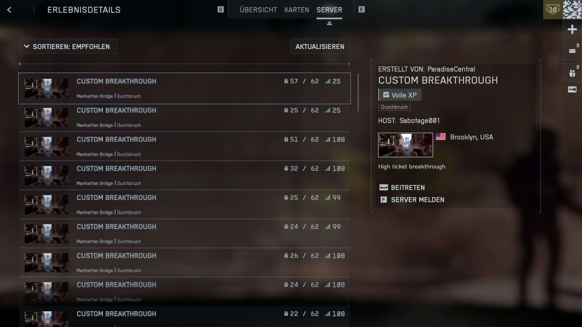 Battlefield 6 Portal XP Farming