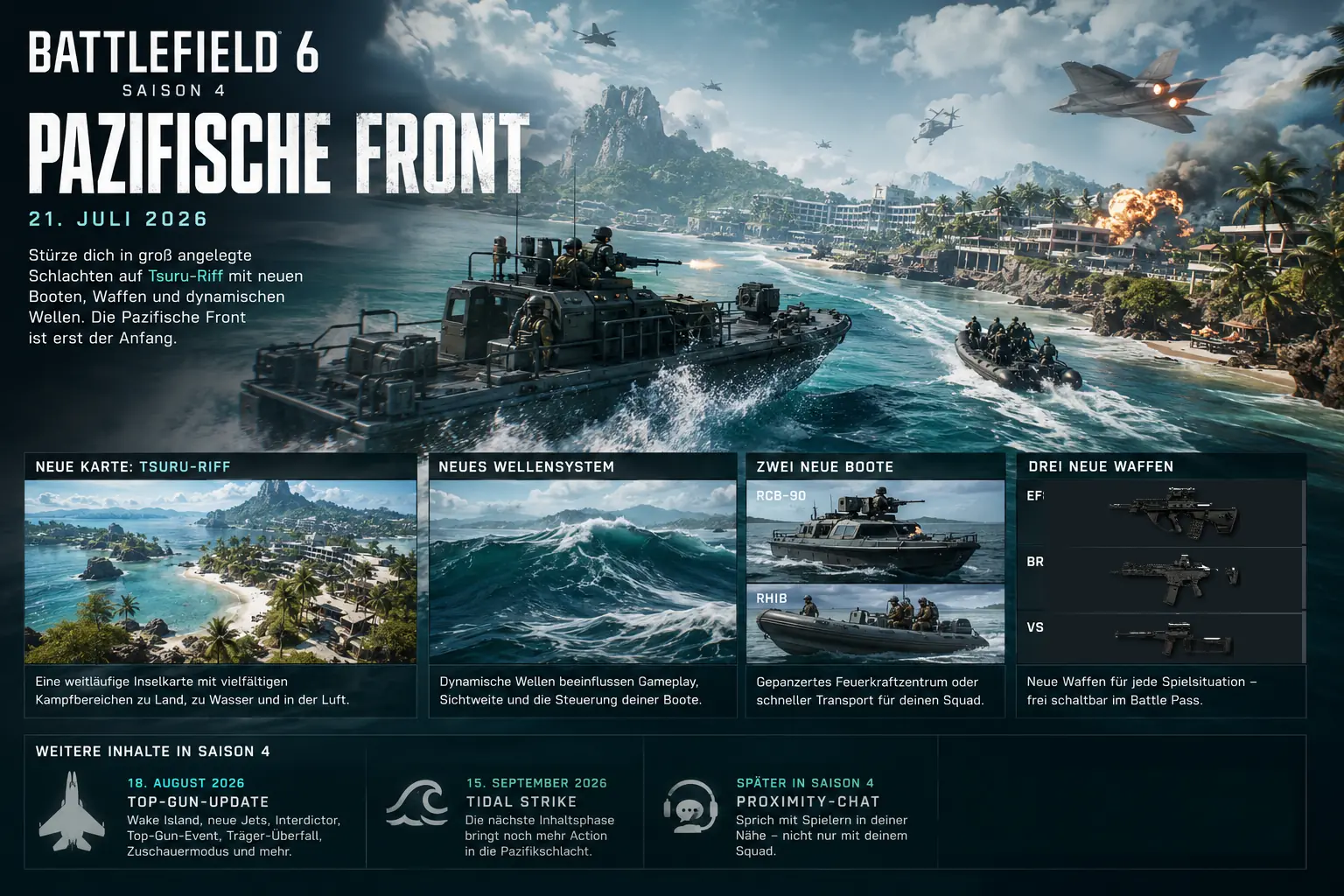 Season 4 macht Battlefield 6 zum Kriegsschauplatz im Pazifik