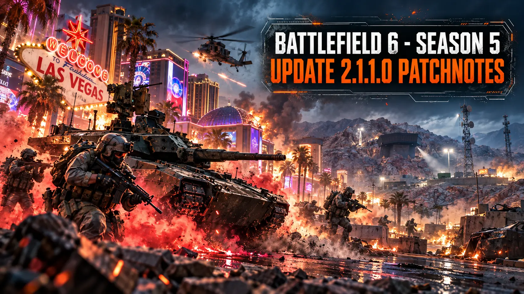 Battlefield 6 Update 2.1.1.0: Patchnotes zu Season 5