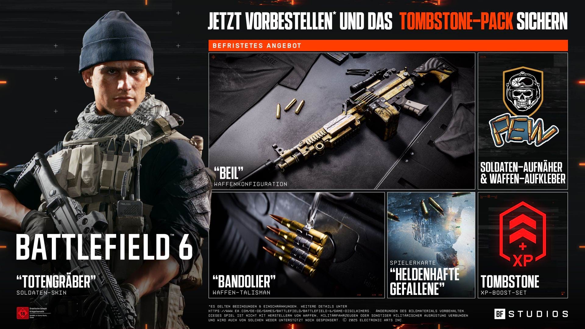 Battlefield 6 Tombstone Pack