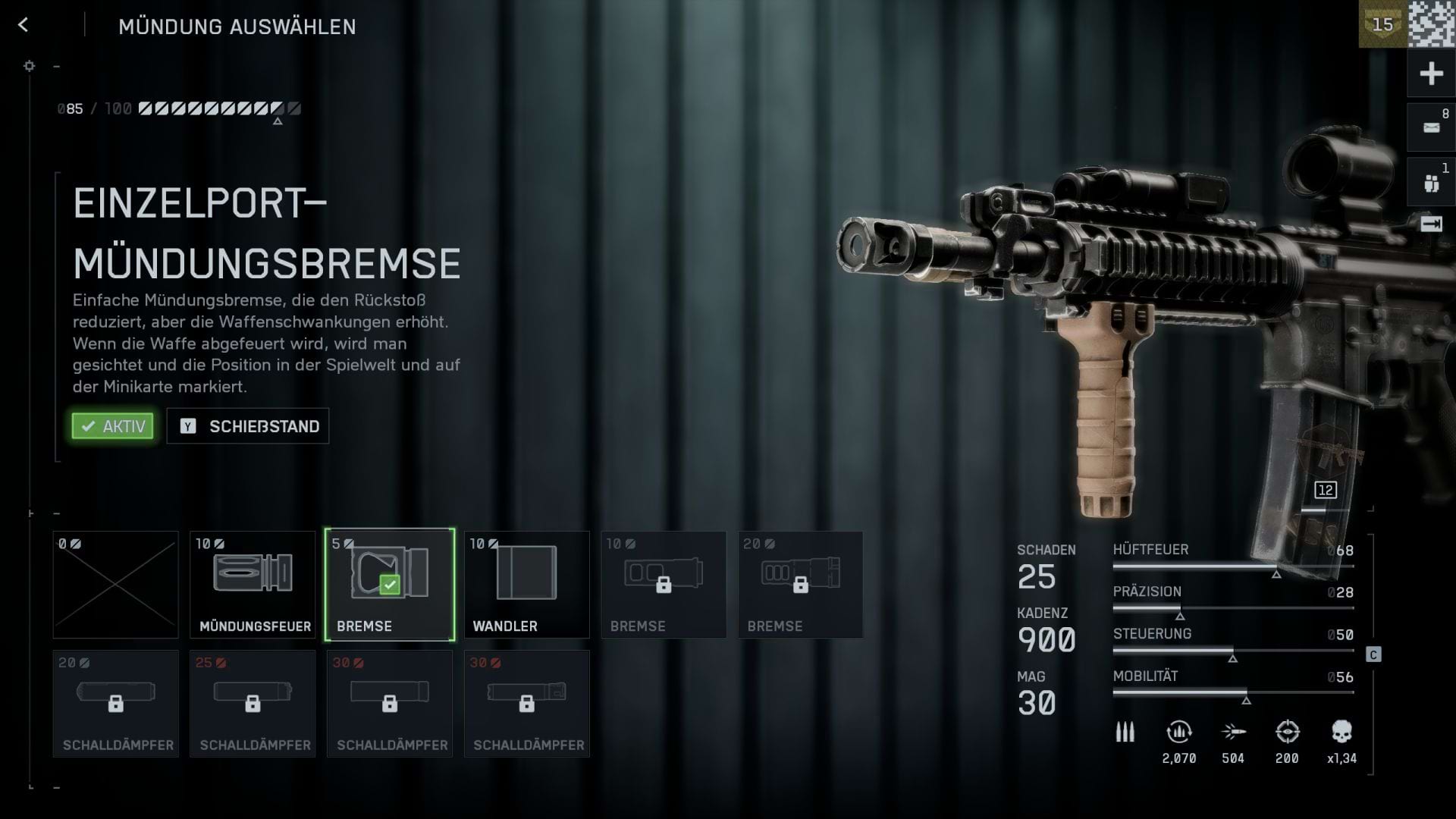 BF6 M4A1 Mündungsbremse