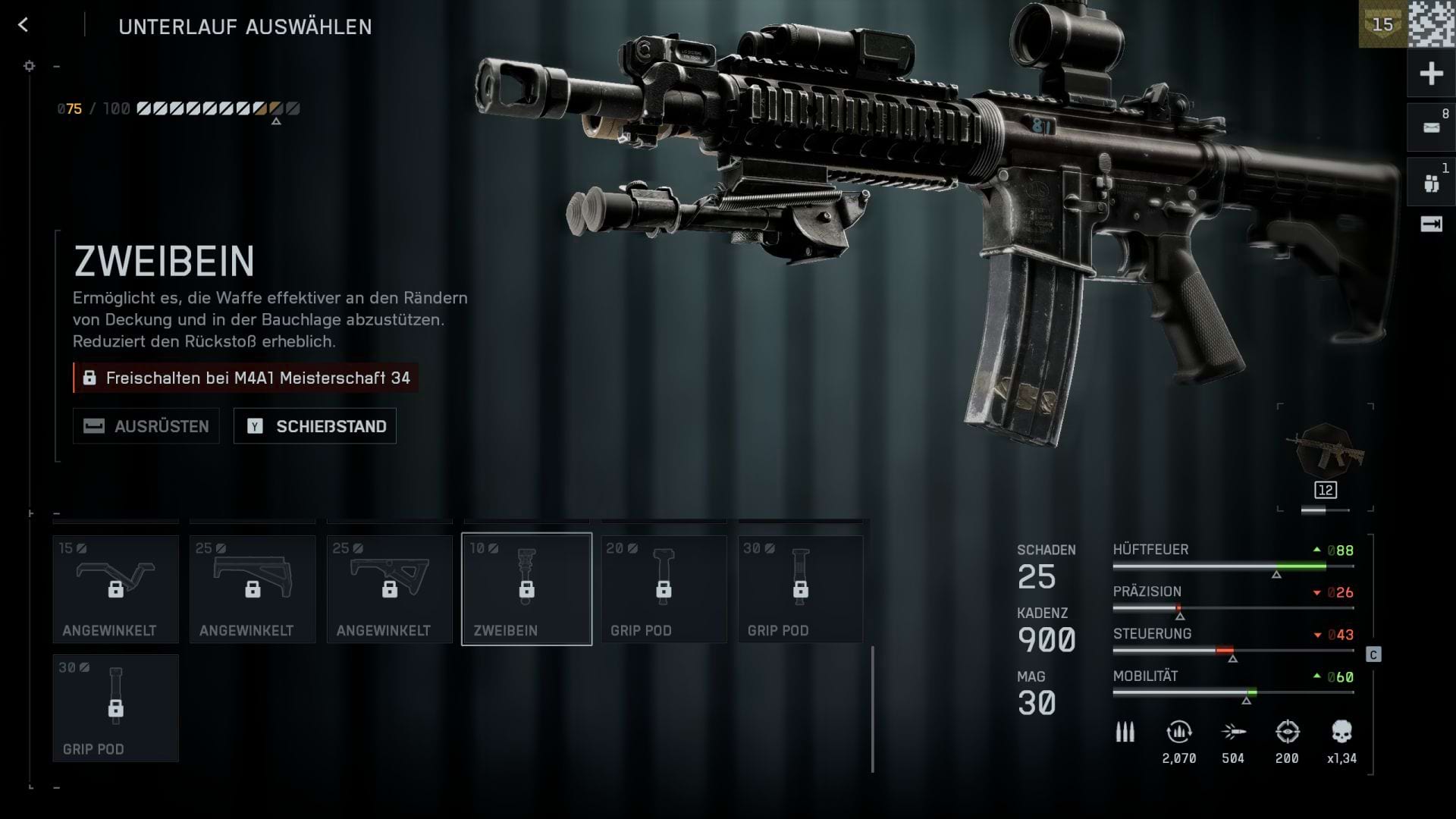 BF6 M4A1 Zweibein