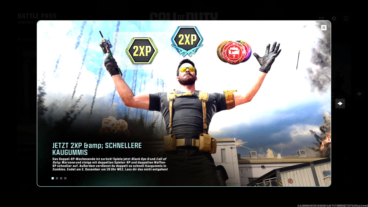 Doppelte XP & schnelle Kaugummis in CoD: Black Ops 6 und Warzone!