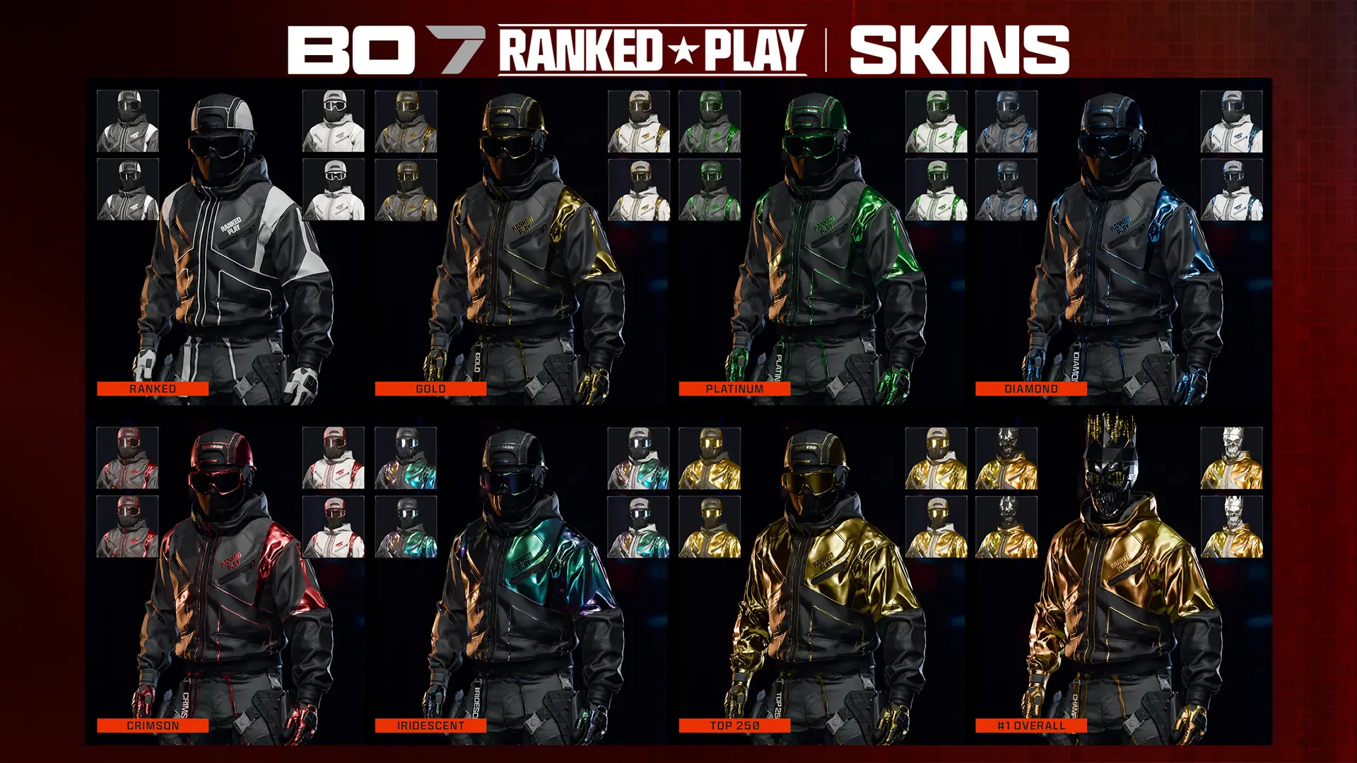 Call of Duty: Black Ops 7 - Career Rank Skins