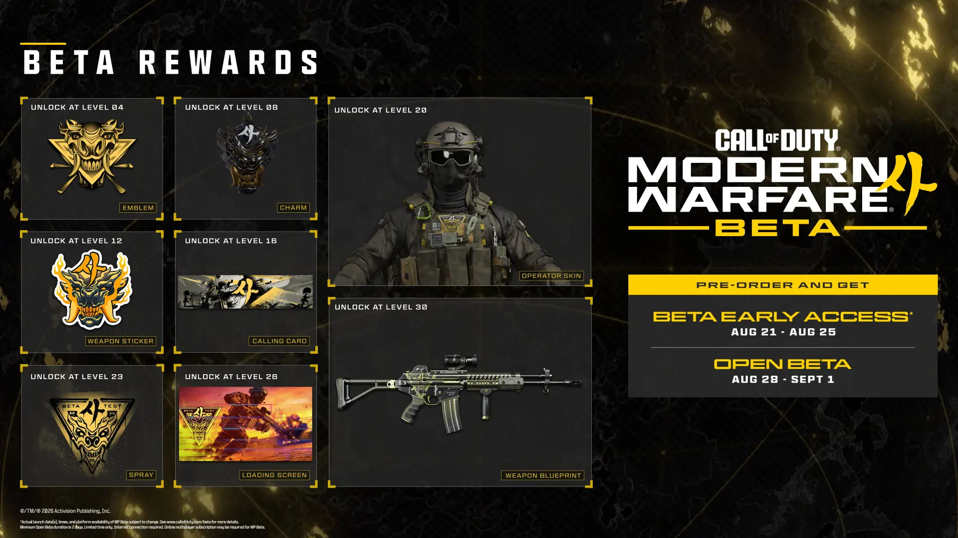 Modern Warfare 4 Beta: Download-Termin, alle Belohnungen und Freischalt-Level
