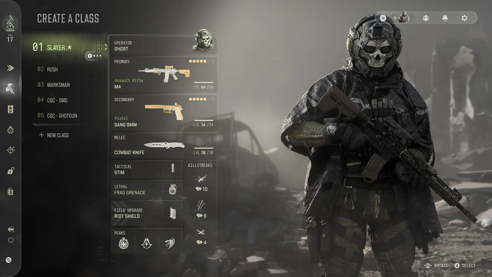 Call of Duty: Modern Warfare 4 Klasseneditor