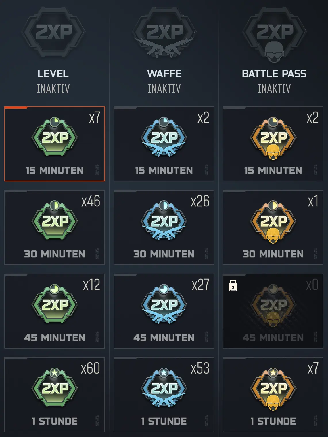 XP-Tokens in Modern Warfare 4