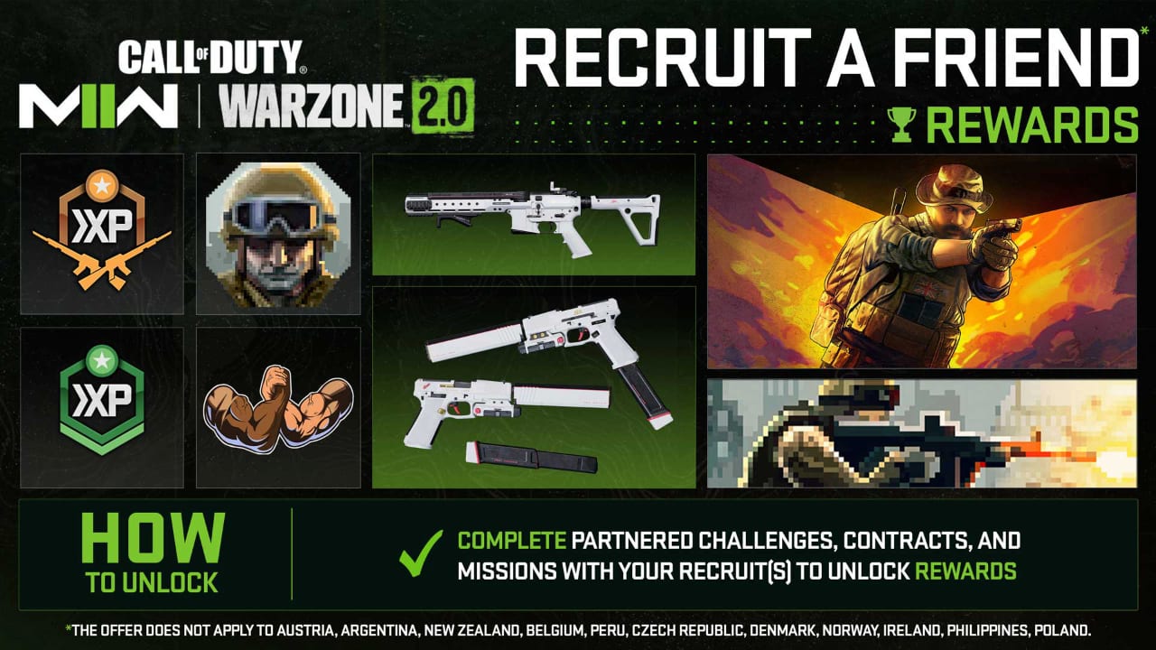 Rekrutiert einen Freund in Call of Duty: Warzone 2 und erhaltet Belohnungen