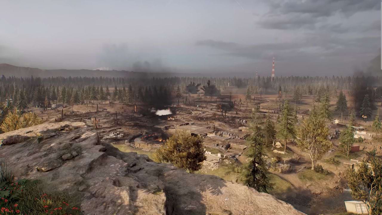 Delta Force Karte Map Grabenlinien