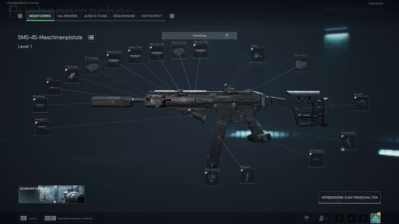 Delta Force Build für SMG-45