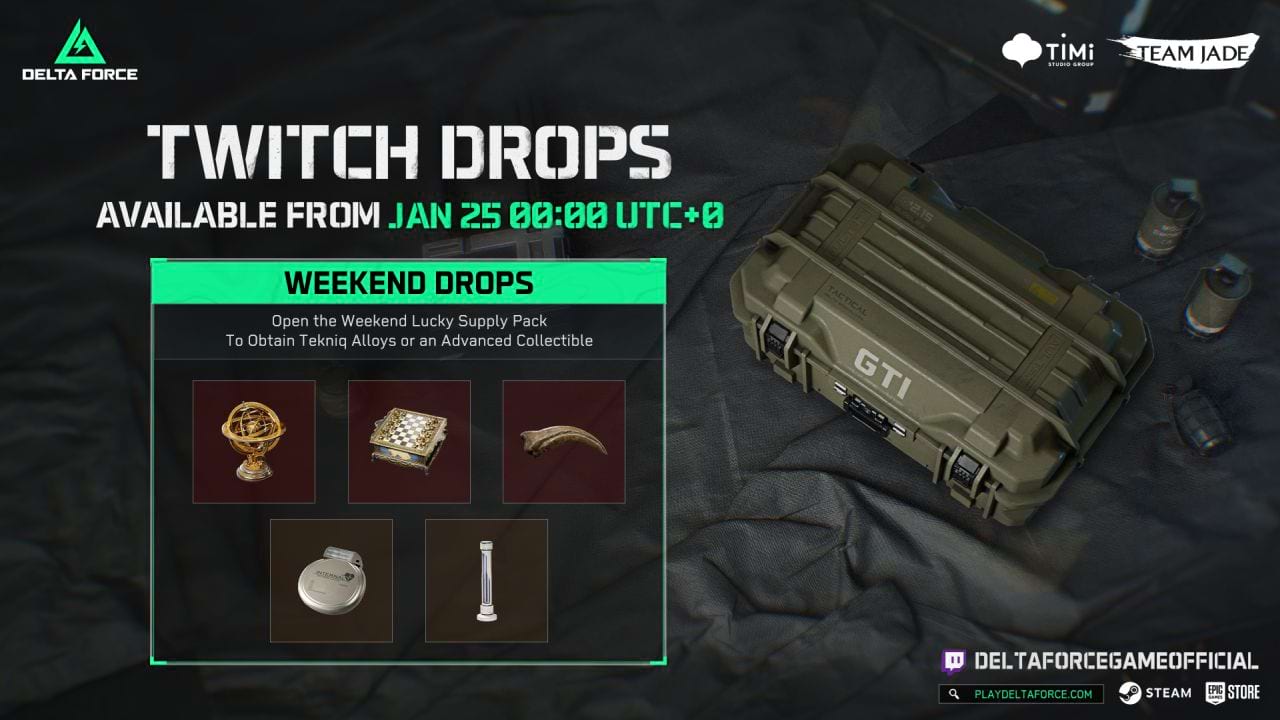 Delta Force Twitch Drops: So holst du dir alle Belohnungen ab 25. Januar!