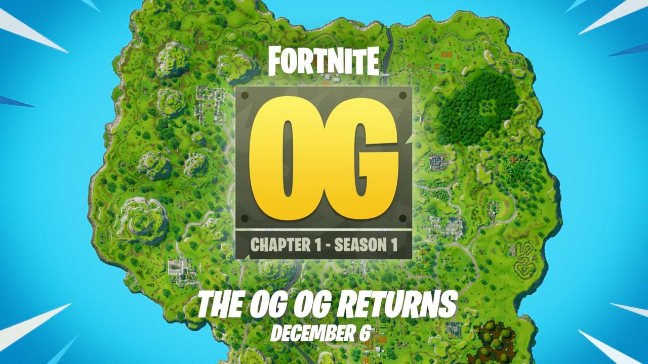 Fortnite OG: Originalkarte kehrt am 6. Dezember zurück – für immer!