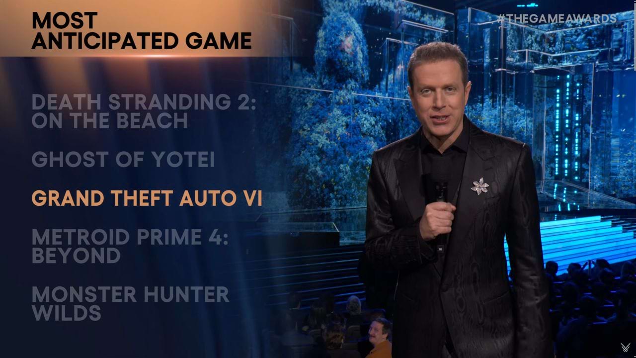 Game Awards 2024: GTA 6 holt den Titel als meist erwartetes Spiel