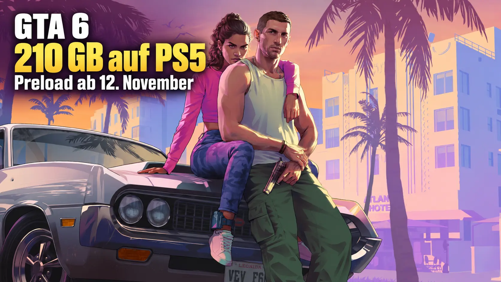 GTA 6: Downloadgröße und Preload-Termin für PS5 aufgetaucht