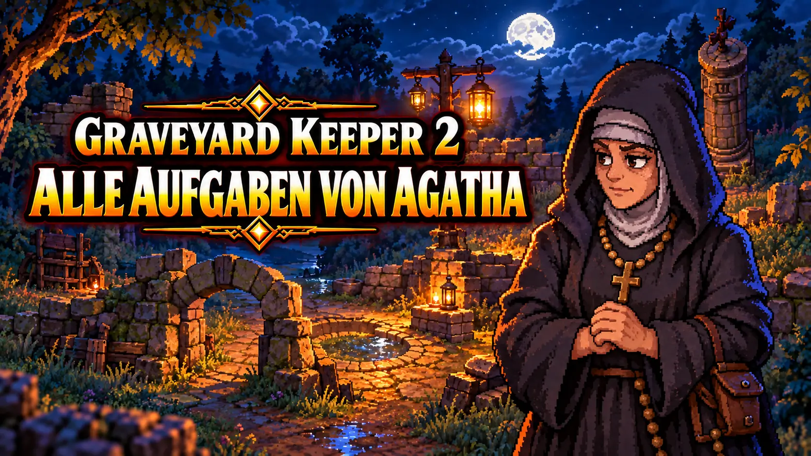 Graveyard Keeper 2: Alle Aufgaben von Agatha mit Lösungen