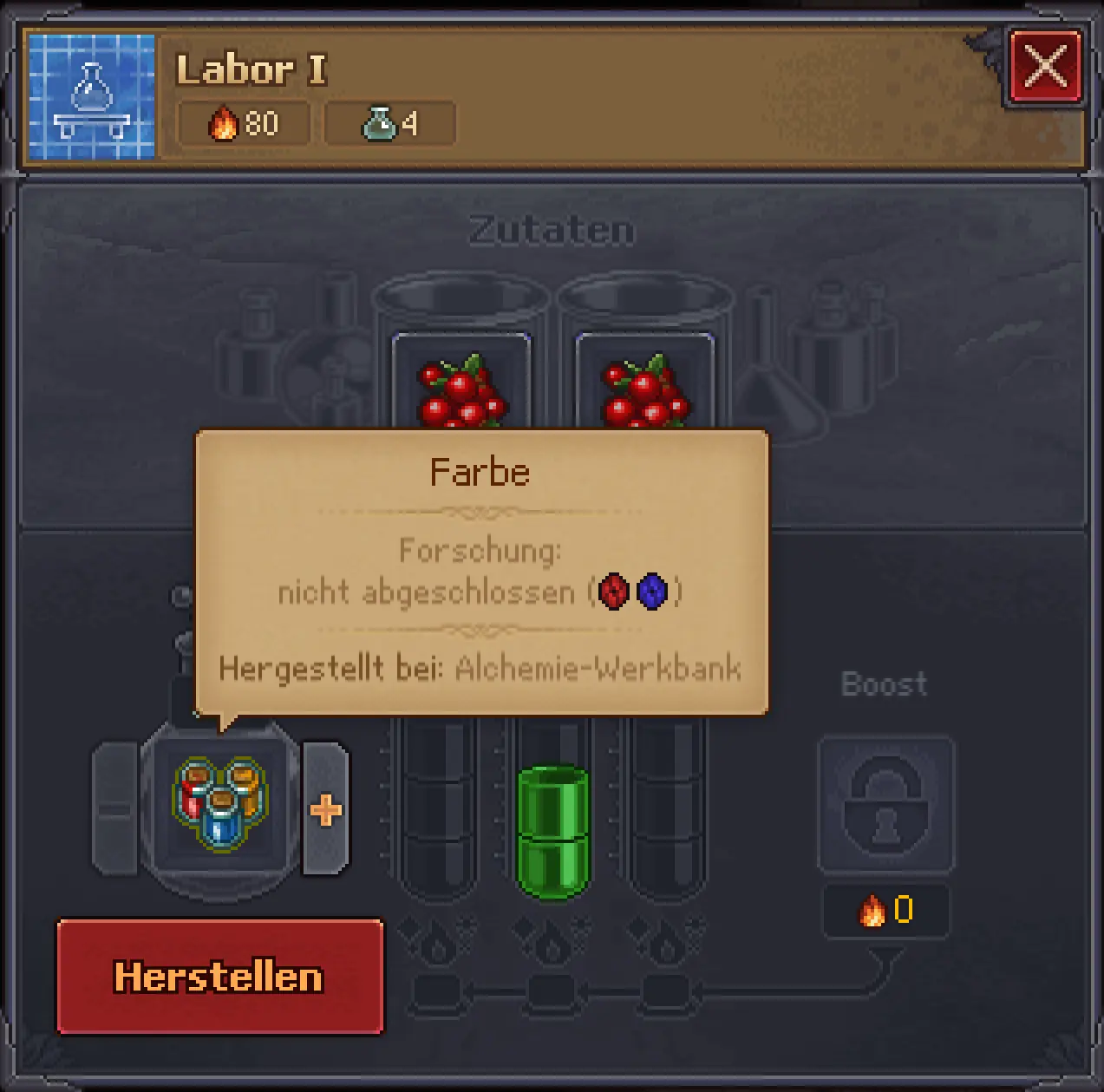 Graveyard Keeper 2: Ressourcen der Kategorie Alchemie und Kirche
