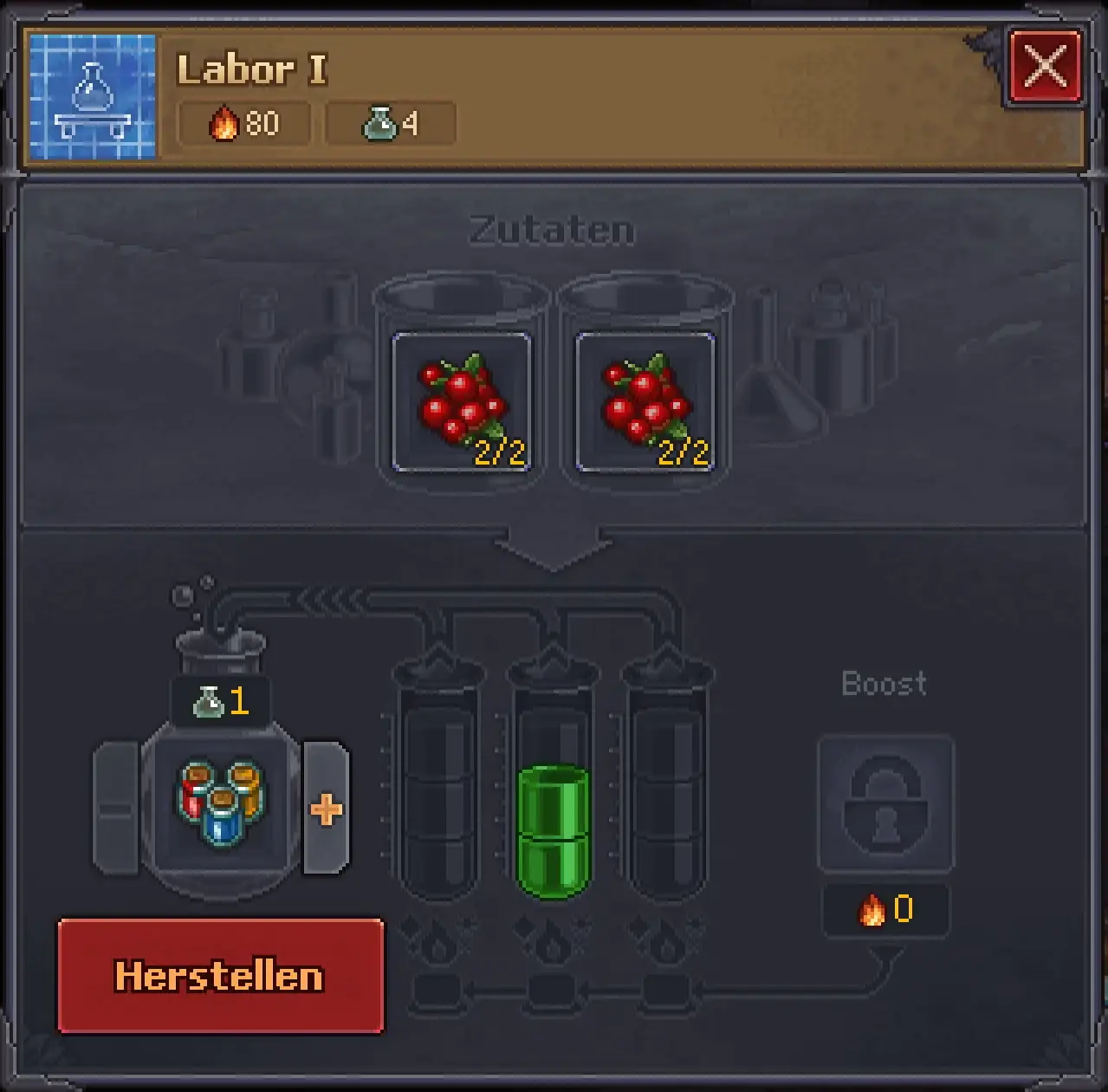 Labor 1 im Alchemielabor