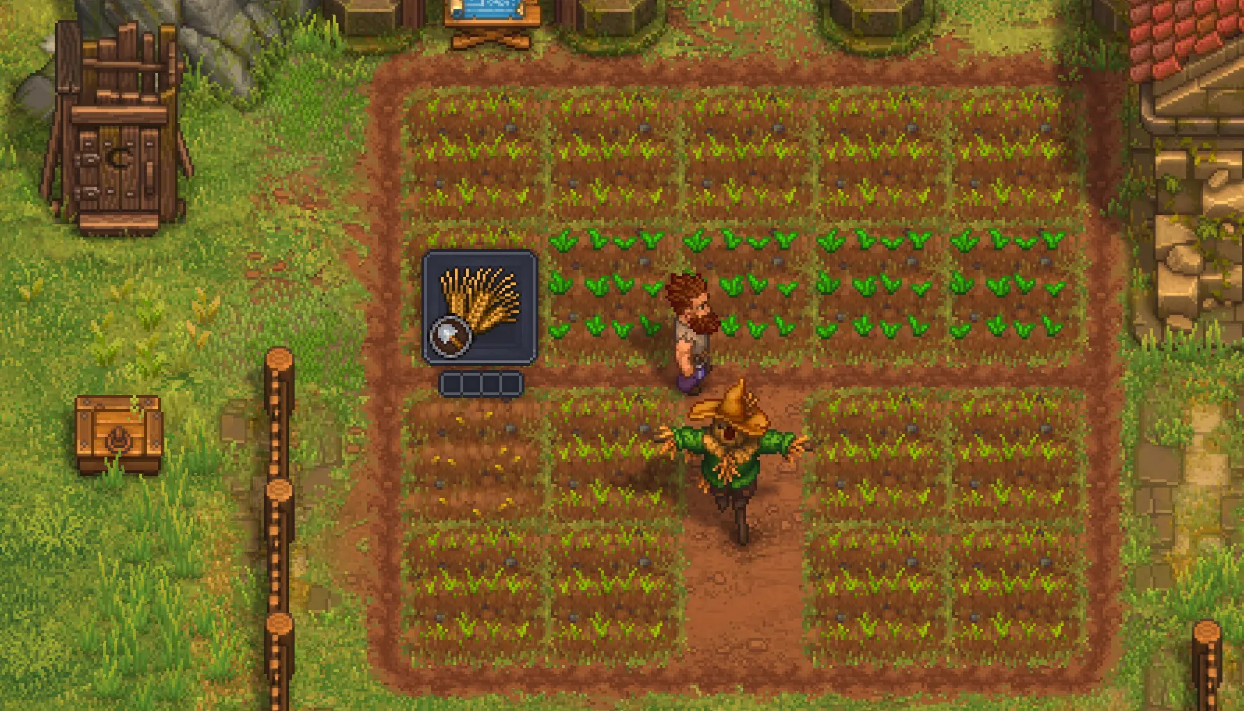 Graveyard Keeper 2: Rohstoffe der Kategorie Feldfrüchte und Saatgut