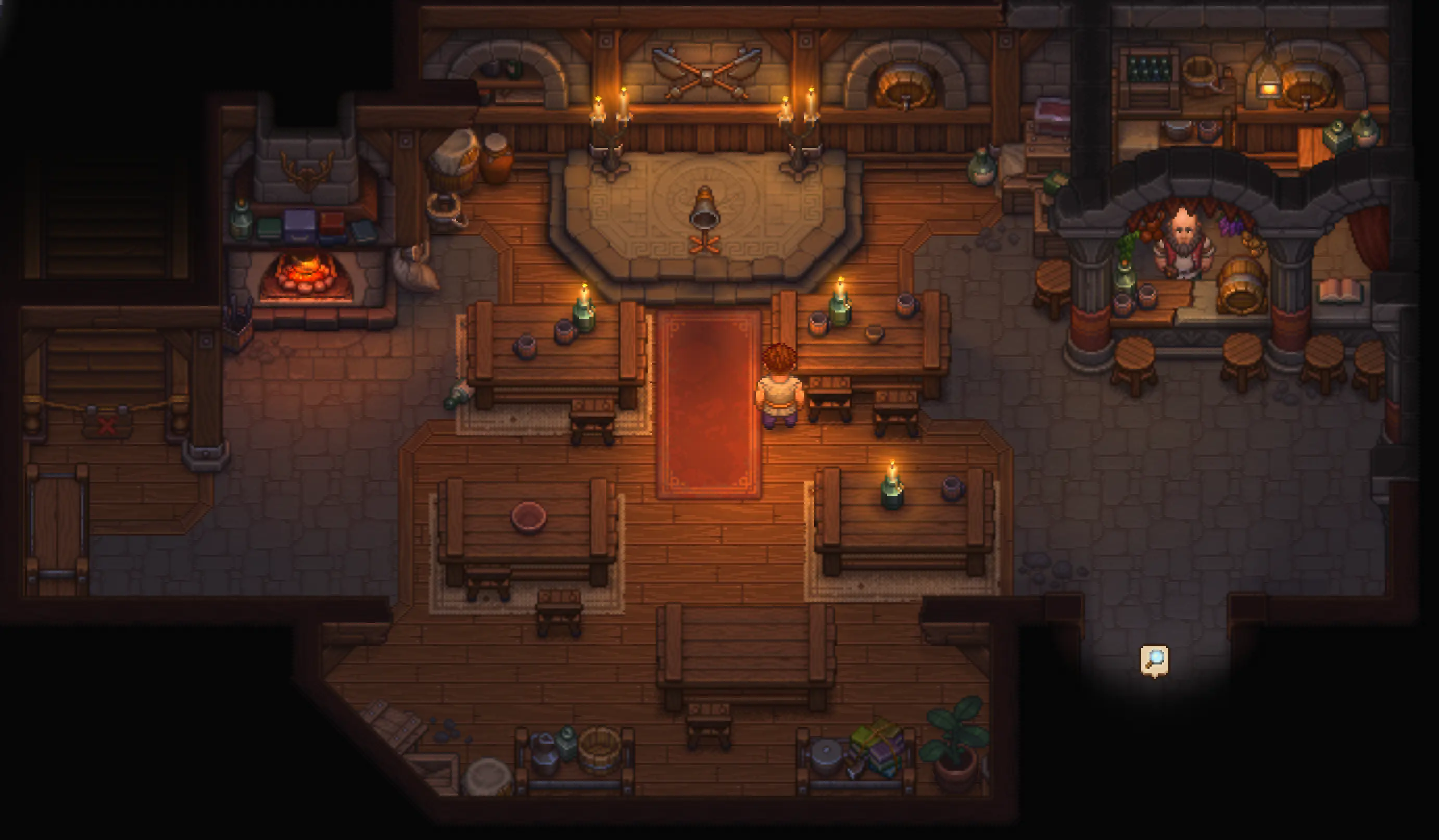Januarius in der Dorfkneipein Graveyard Keeper 2