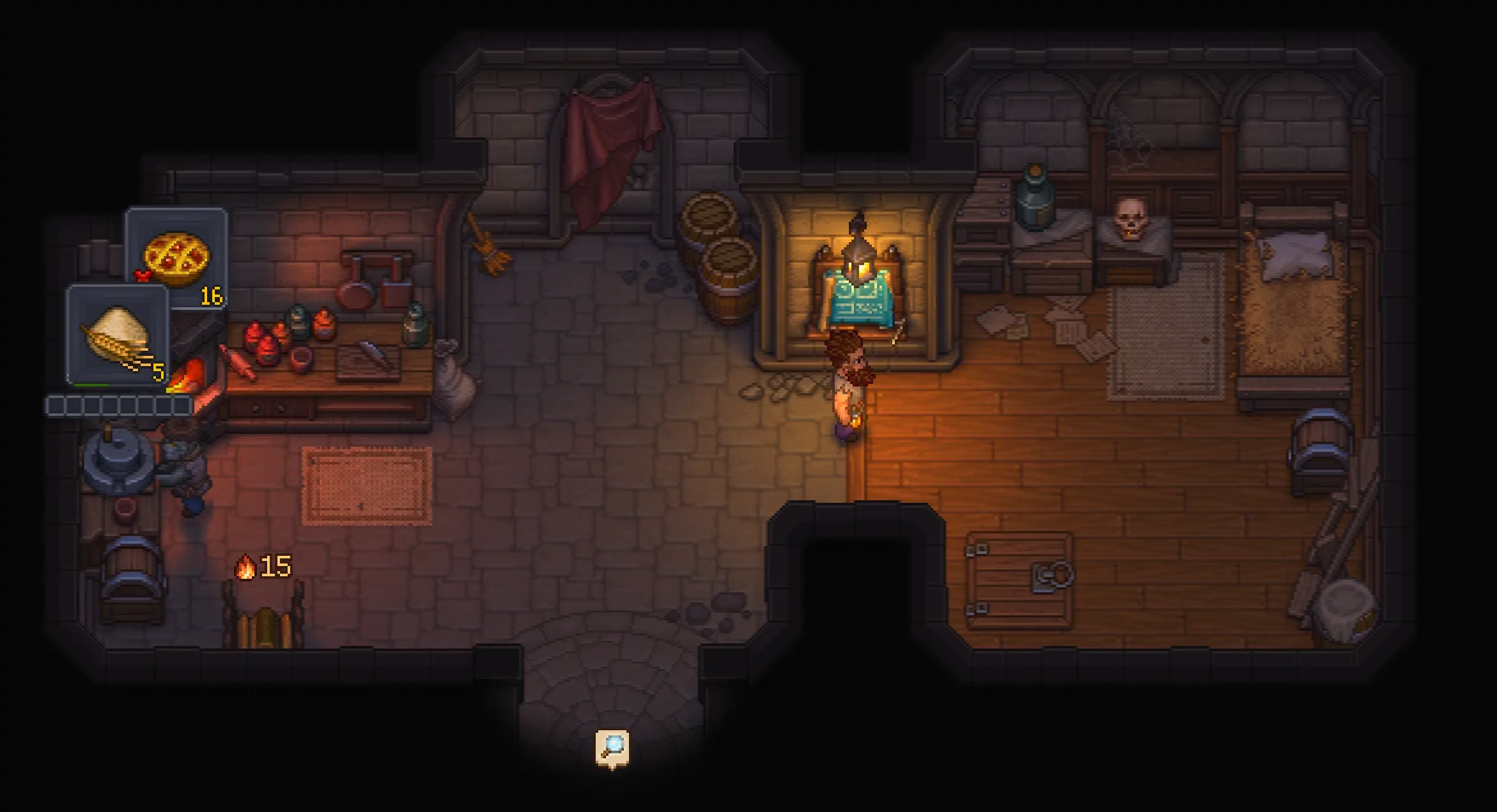Position von Larry in Graveyard Keeper 2