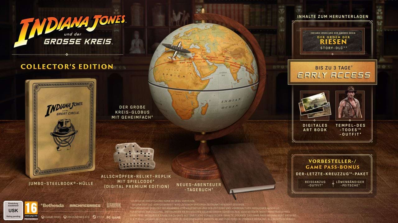 Indiana Jones und der Große Kreis: Collector’s Edition und Premium-Inhalte im Überblick