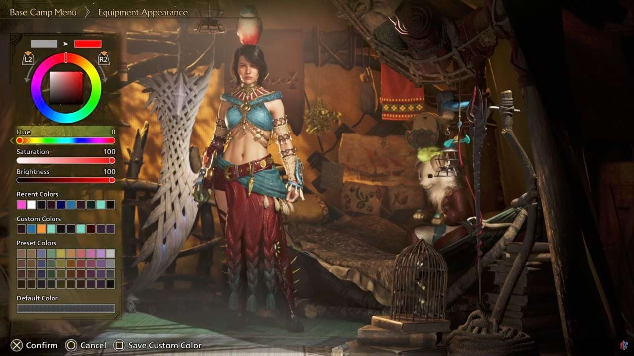 Monster Hunter Wilds Amphikauz Alpha Kopfschutz Farbanpassung