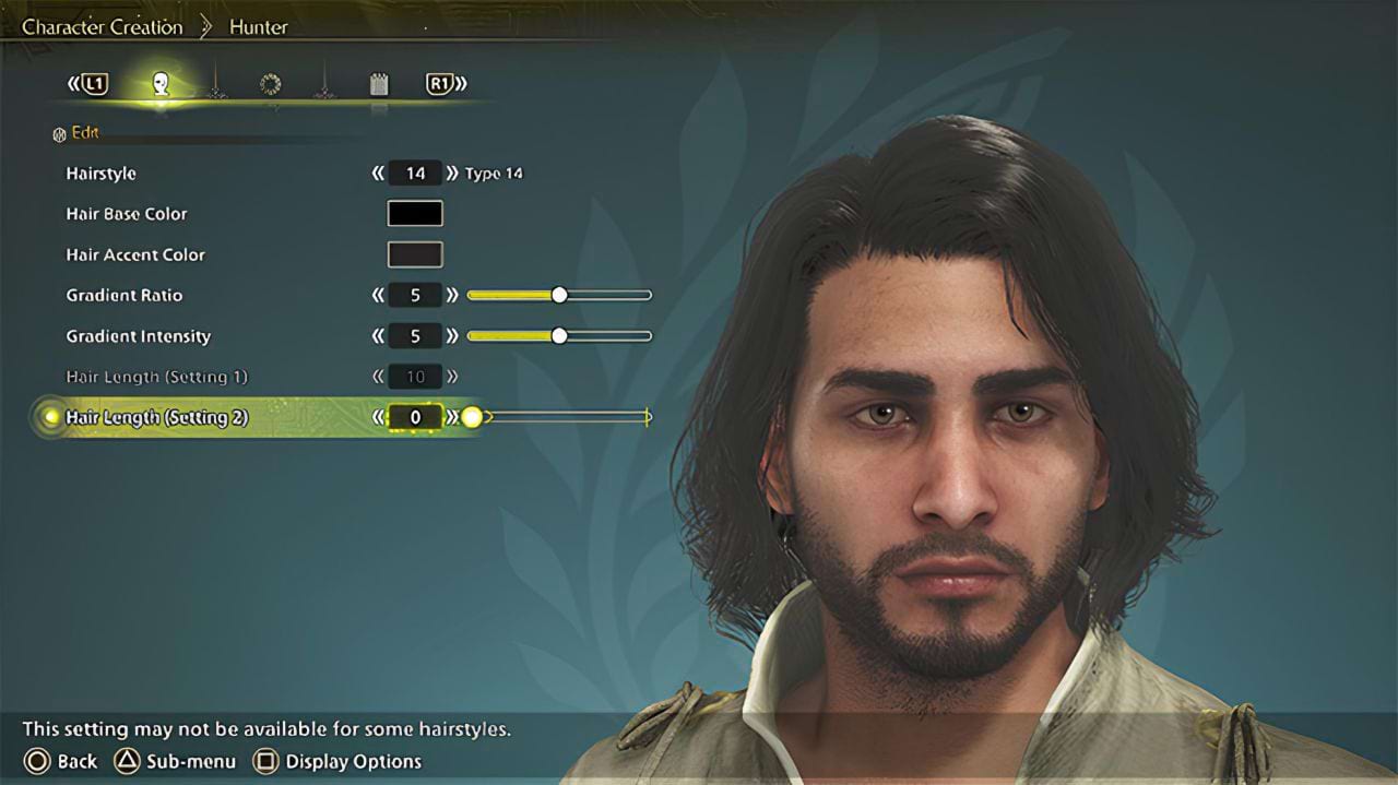 Charaktererstellung in der Open Beta von Monster Hunter Wilds