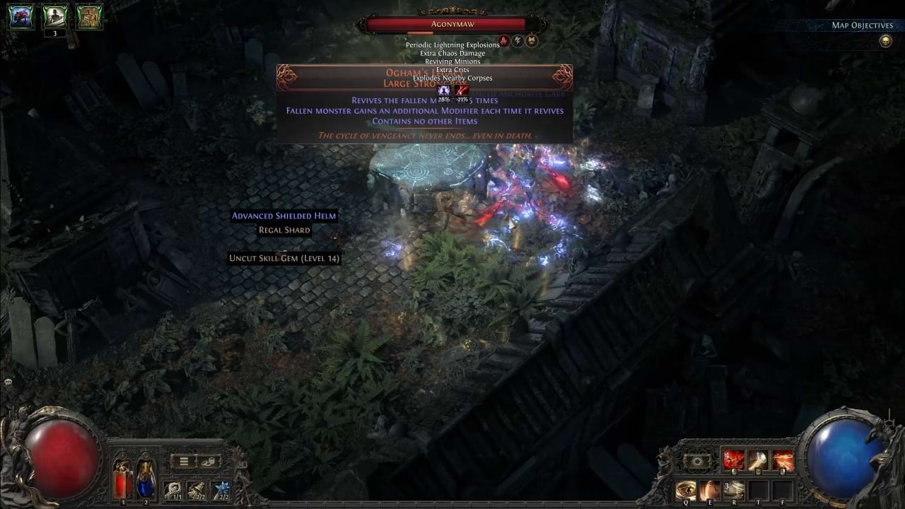 Path of Exile 2: Kampf bei einem Einzigartigen Tresor