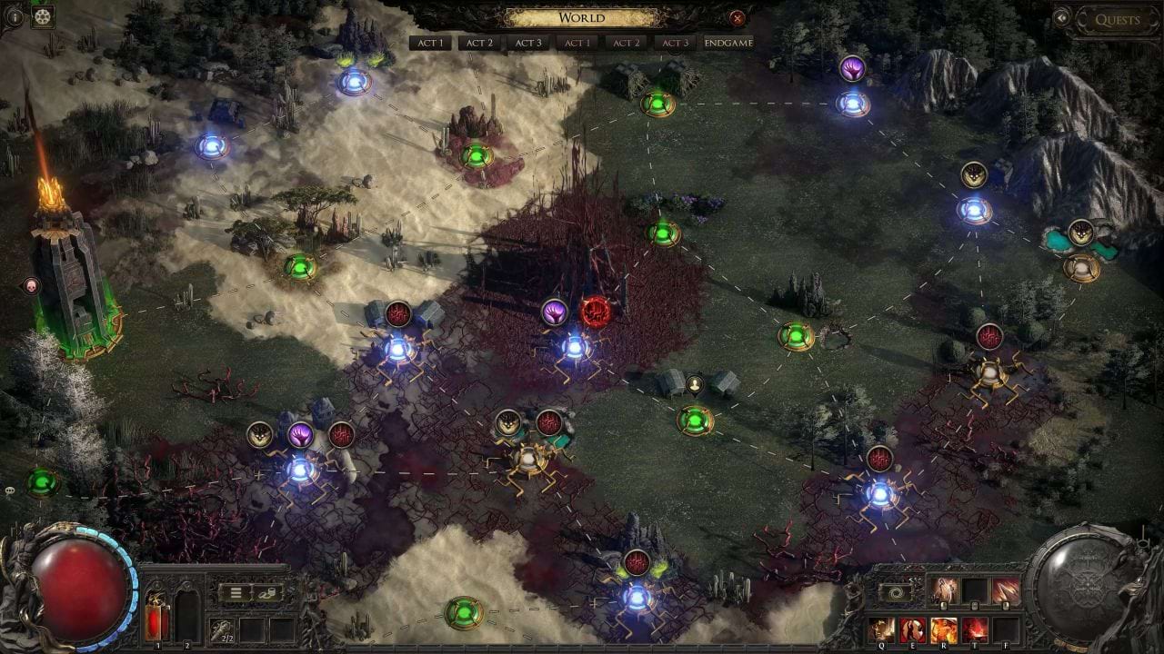 Path of Exile 2 im Endgame: Verderbtheit, Nexus und verderbte Essenzen
