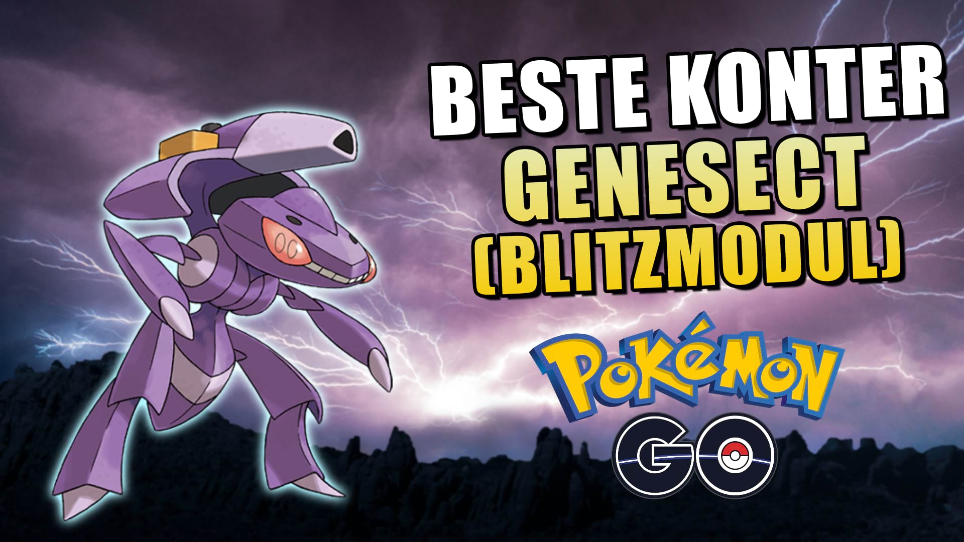 Pokémon GO: Die besten Konter gegen Genesect (Blitzmodul)