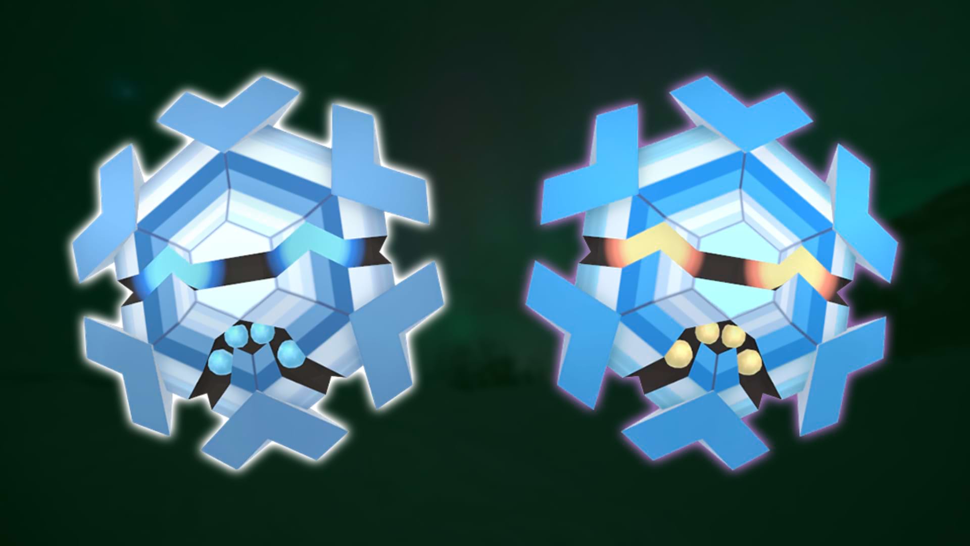 Pokémon GO Frigometri Normal und Schillernd Shiny