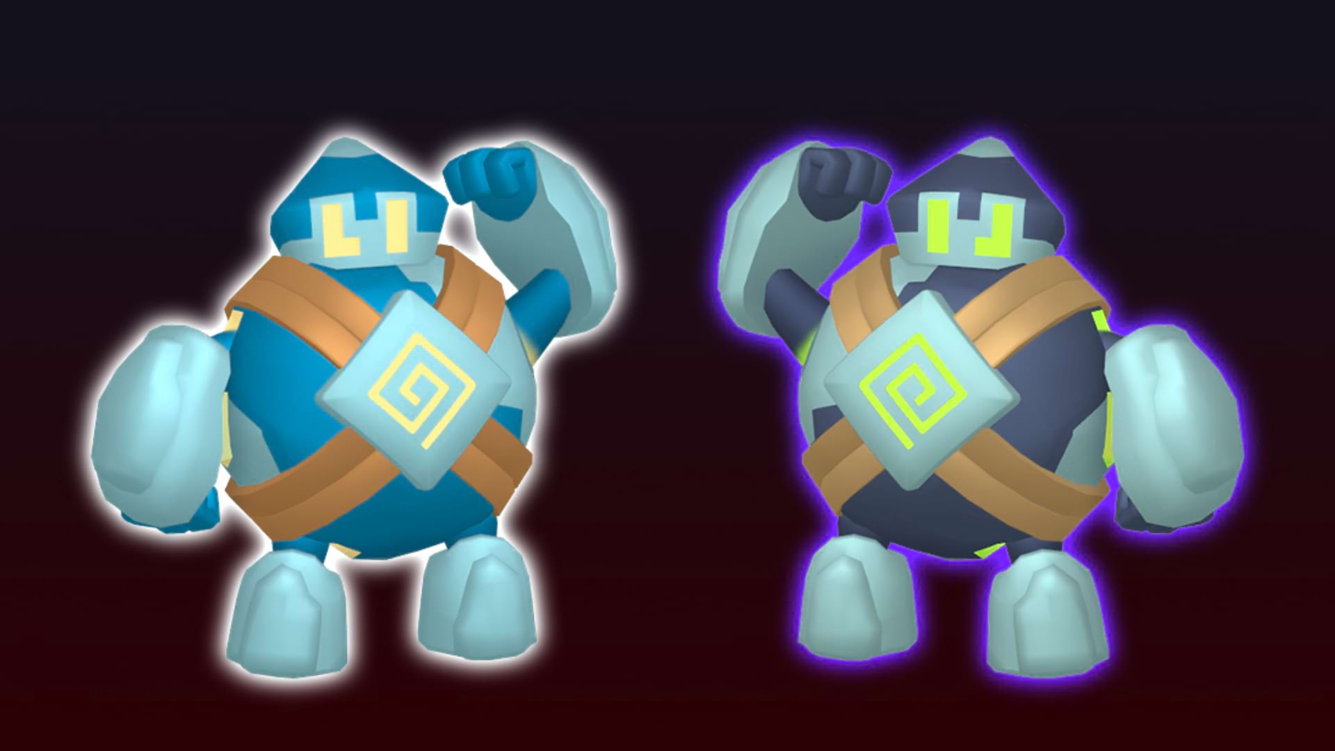 Pokémon GO Golbit Normal und Schillernd Shiny