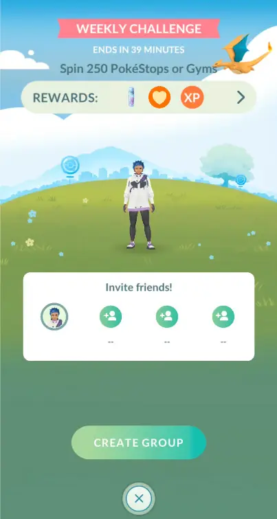 Pokémon GO: Gruppen erstellen