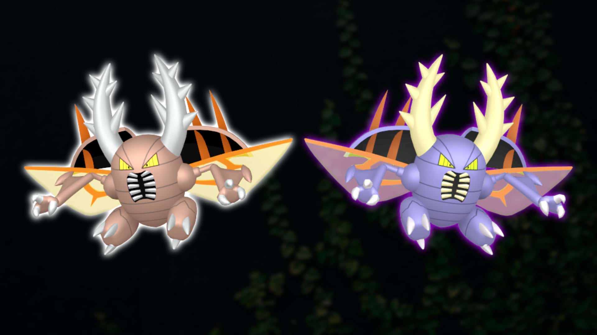 Pokémon GO Mega-Pinsir Normal und Schillernd Shiny