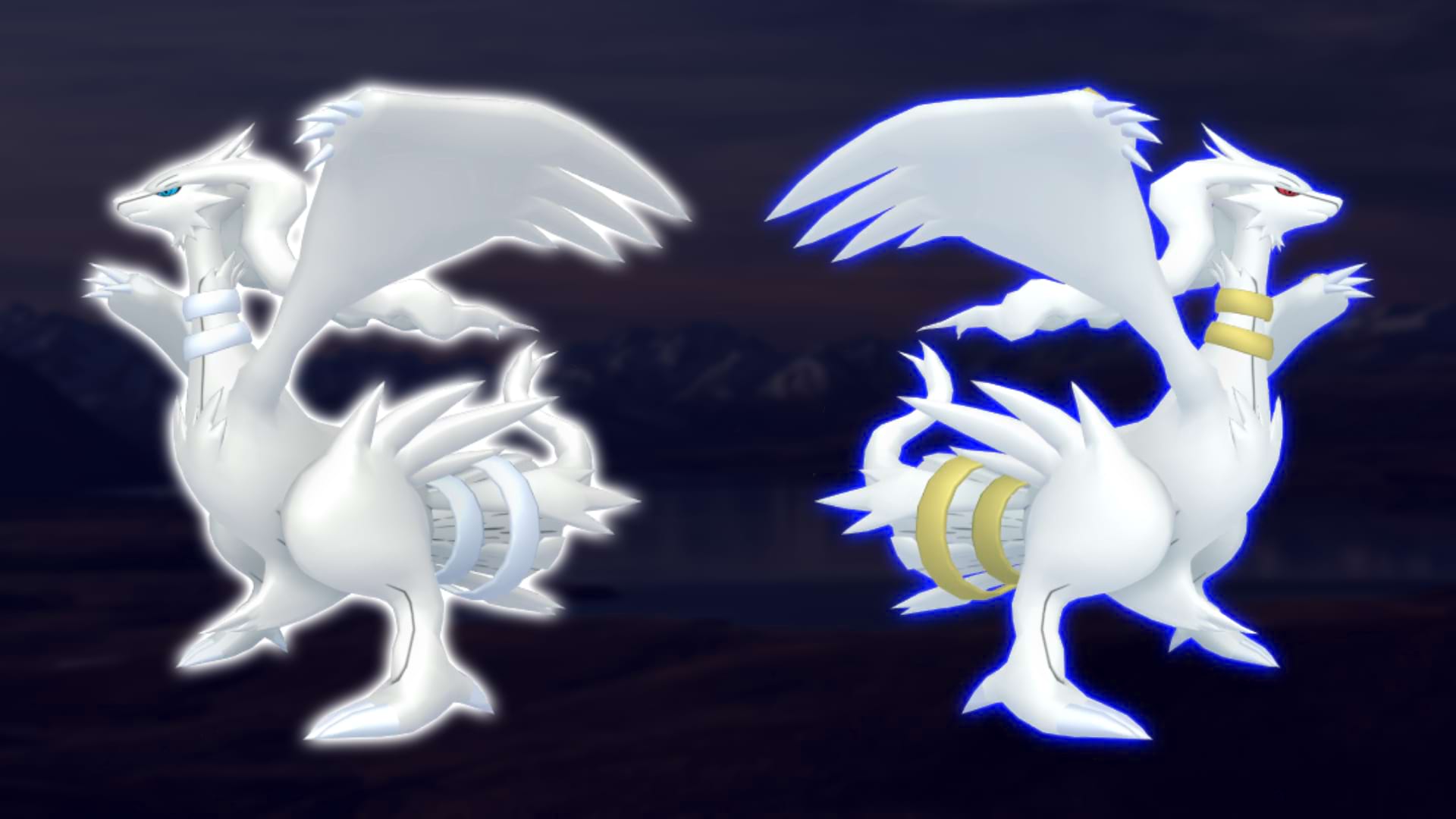 Pokémon GO Reshiram Normal und Schillernd Shiny