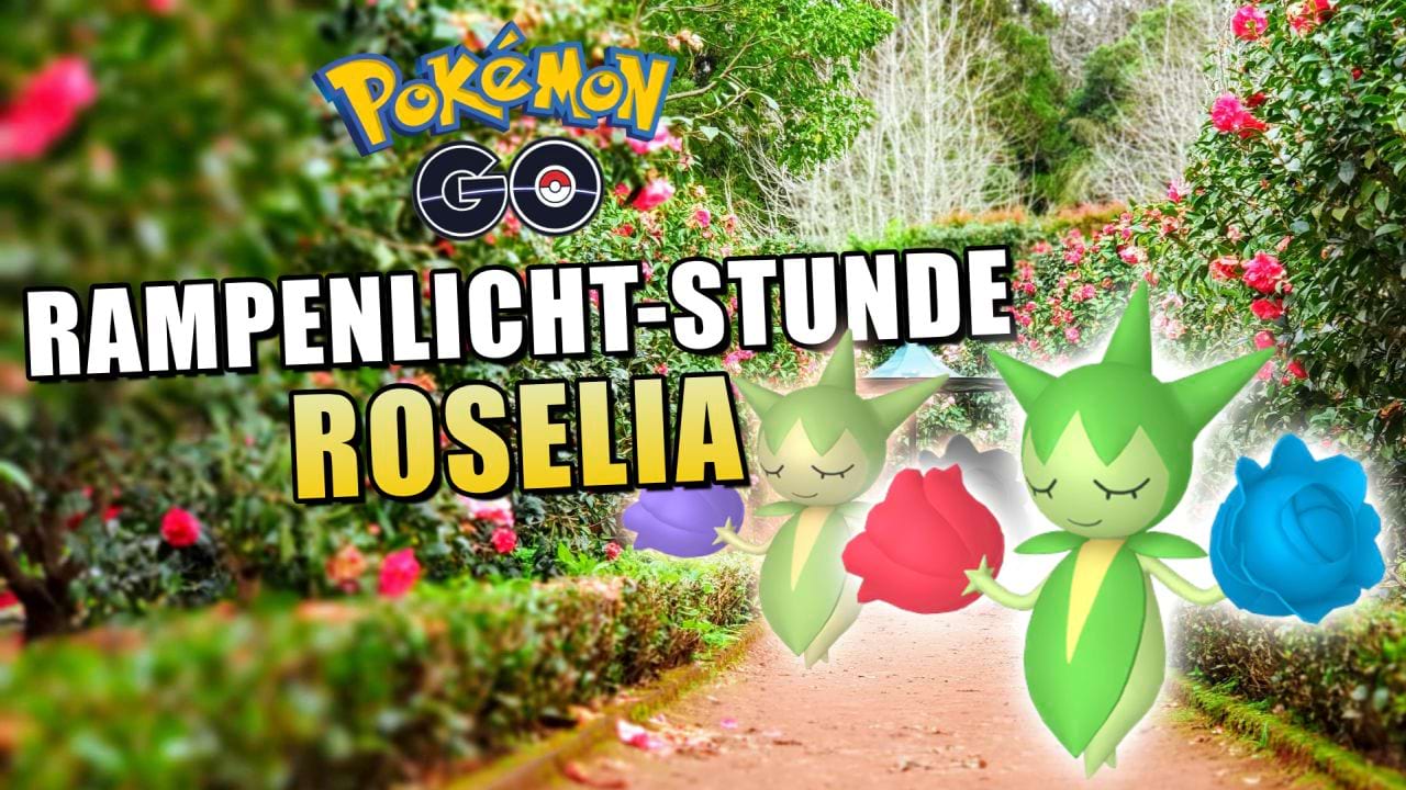 Pokémon GO: Roselia in der Rampenlicht-Stunde – Alle Boni & Shiny-Chancen!