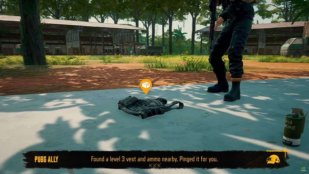 PUBG Ally findet Ausrüstung