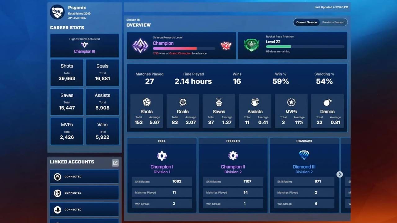 Spielerprofil