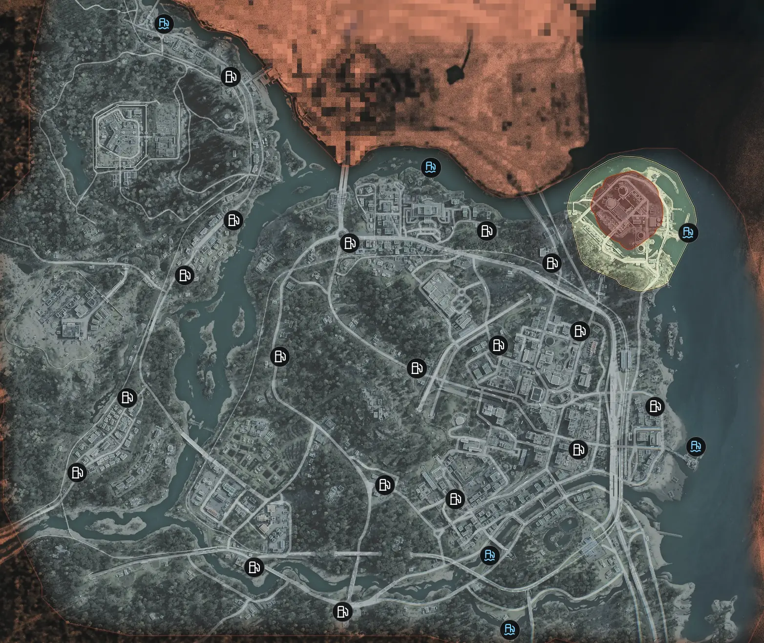 Tankstellen in DMZ von Modern Warfare 4
