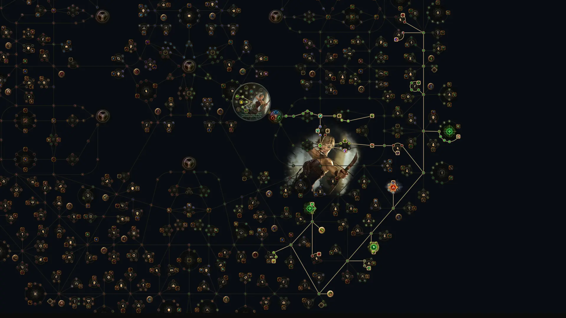 Passive Fertigkeiten für den Pfeilregen-Scharfschütze Level Build