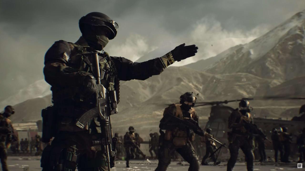 Battlefield 6: Soldat weist Kammeraden bei Einsatz im Gebirge den Weg
