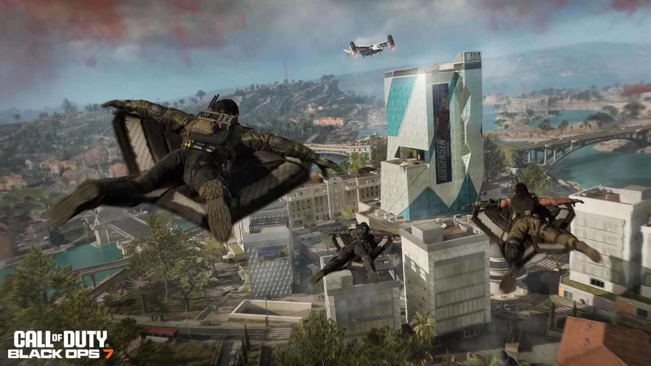 Call of Duty: Black Ops 7: Koop Kampagne Entfesselung der Endphase Wingsuits